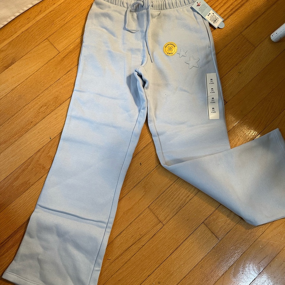 Cat & Jack Light Blue Kids Joggers with Star Design